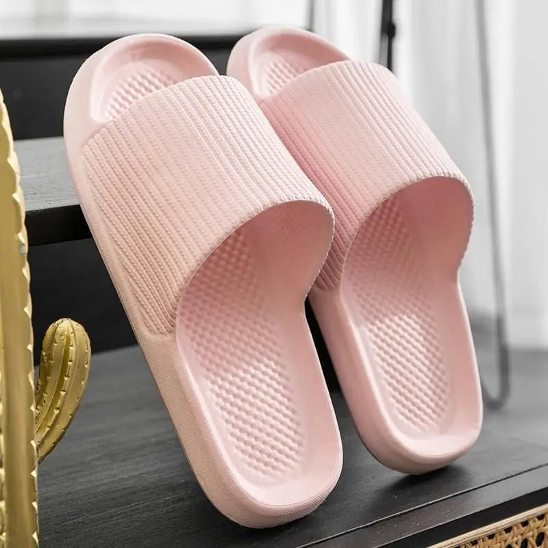 KSJXMY Platform Slippers Women EVA Non-Slip Indoor Slides