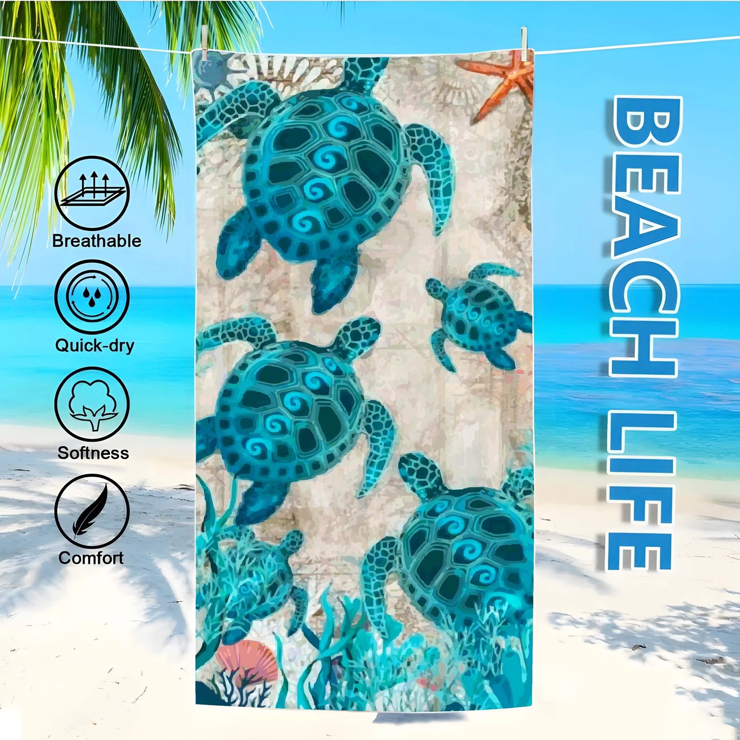MBVM Absorbent Ultrafine Fiber Towel For Kitchen And Bath Travel