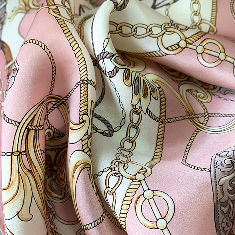 Women Square Polyester Scarves Fashion Shawl Versatile Hijab Headscarf Style